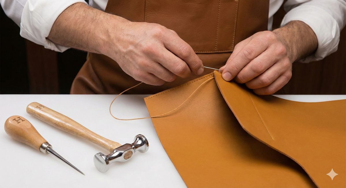 Hermes Birkin Leather Detail